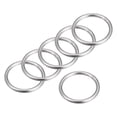 thumbnail image 1 of Unique Bargains 316 en Acier Inoxydable Anneau Rond 40mm ID 5mm d'Épaisseur 6 Pack, 1 of 5