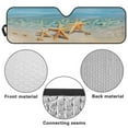 thumbnail image 6 of Jeiento Starfish Windshield Sun Visor Foldable Sunshade Aluminum Foil Sun Shield for 2007-2018 Jeep Wrangler JK JKU & 1997-2006 Jeep Wrangler TJ LJ, 6 of 6