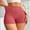 Red, variant on Women’S Sports High Waist Underwear Contrast Trim Soft Comfort Daily Shorts Tummy Control Panties