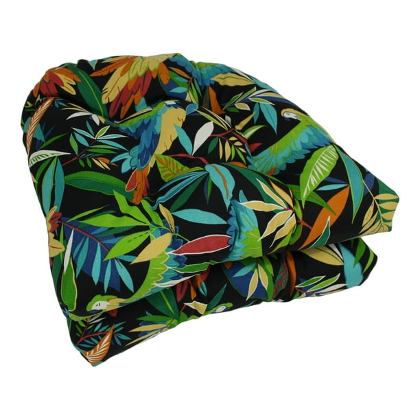 Cojines Blazing Needles para sillas de exterior, 48 x 48 x 13 cm, paquete de 2