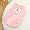 thumbnail image 2 of Thick Fleece Pet Sweater,Dog sweaters for small dog,Small Dog Sweaters with Leash D-Ring Fleece Warm Puppy Sweater Fall Winter Pet Coat Dog Clothes for Small Medium Dogs,cats Sweaters(Pk M), 2 of 9