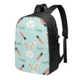 thumbnail image 1 of YFYANG 17" Laptop Backpack, Carrot Bunny Doodle Fashion Travel Work Backpack with USB and Headphone Cable Interface for Men and Women, 1 of 8