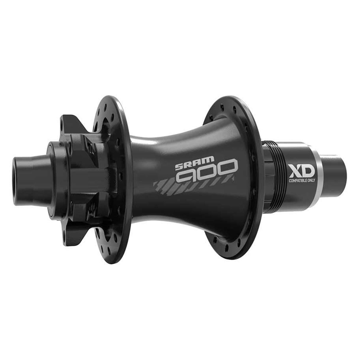 SRAM 900 Rear Hub 28H 6Bolt Disc Black, 9/10/11Speed Driver Body