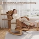 thumbnail image 5 of Yeshouse Mecedora, silla de guardería con almohada, sillón mecedor decorativo para sala de estar, dormitorio, sala de lactancia, 5 of 8