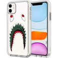 thumbnail image 1 of Phone Case for iPhone 11 Case, Clear Phone Case Individualized Design Cover Case (Bape-Shark), 1 of 4