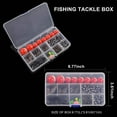 thumbnail image 7 of Fishing Bobbers Tackle Kit, 160pcs Basic Fishing Bobbers Hooks Assortment, 7 of 7