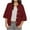 Wine-Sweatshirts, variant on AGWOLF Womens Button Down Sweatshirts Casual 3/4 Sleeve Preppy Jacket Lightweight Solid Color Tops Dressy Office Cardigans Tops