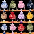 thumbnail image 3 of Farfi Fragrant Delicate Sachet Hanging Decor Cloth Elegant Embroidery Sachet Hanging Widget for Car Inner (Type I), 3 of 13