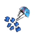 thumbnail image 2 of ZheElen 1 Ensemble Enfants Rouleau Réglable Sport Genouillère Extérieur pour Skateboard Voiture d'Équilibre Bleu Foncé, 2 of 6
