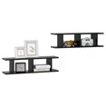 thumbnail image 5 of vidaXL Wall Shelves 2 pcs Floating Wall Shelf for Living Room Engineered Wood, 5 of 193