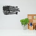 thumbnail image 5 of Handmadetneonsign Custom USA Flag Mechanic Tools Metal Wall Art LED Light, Mechanic Sign Home Decor, 5 of 5