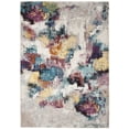 thumbnail image 2 of SAFAVIEH Aria Creighton Abstract Area Rug, Grey/Wine, 5'1" x 7'6", 2 of 7