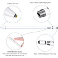 thumbnail image 2 of Lápiz óptico activo compatible con pantallas táctiles iOS y Android, lápiz para iPad con función táctil dual, lápiz óptico recargable para iPad/ipad Pro/air/mini/ip, 2 of 5
