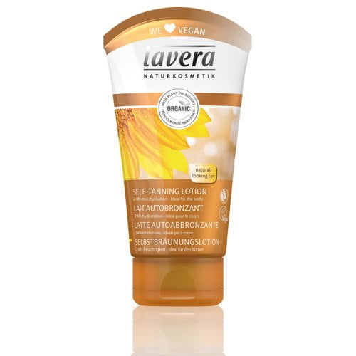 lavera organic self tanning body lotion, fast-acting and streak-free - tan (150ml/5oz) -