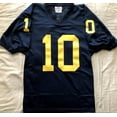 thumbnail image 2 of Tom Brady Michigan Wolverines blue regular cut jersey, 2 of 2