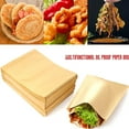 thumbnail image 6 of 100 Pack Flat Kraft Paper Sandwich Bags, Brown Unbleached Wrap Sheet,Food Grade, for Snacks Cookie Bread, 6 of 6