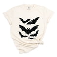 thumbnail image 5 of Halloween Bats Distressed - Womens Garment Dyed Tee, 5 of 11