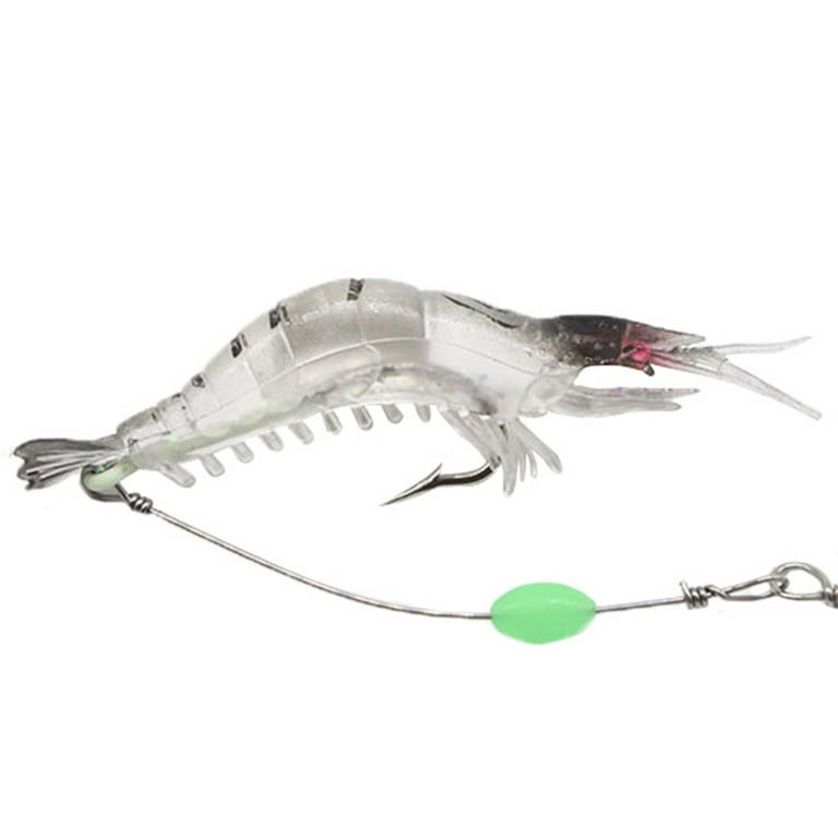 Windfall Soft Shrimp Fishing Lure for Bass, 3pcs Plastic Shrimp Fishing  Swimbait Set, Lifelike Shrimp Lures with Sharp Hook for  Saltwater/Freshwater