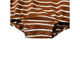 thumbnail image 6 of Bagilaanoe Newborn Baby Boy Girl Rompers Stripes Print Long Sleeve Bodysuit + Headband 3M 6M 9M 12M Infant Casual One Piece Jumpsuit, 6 of 8