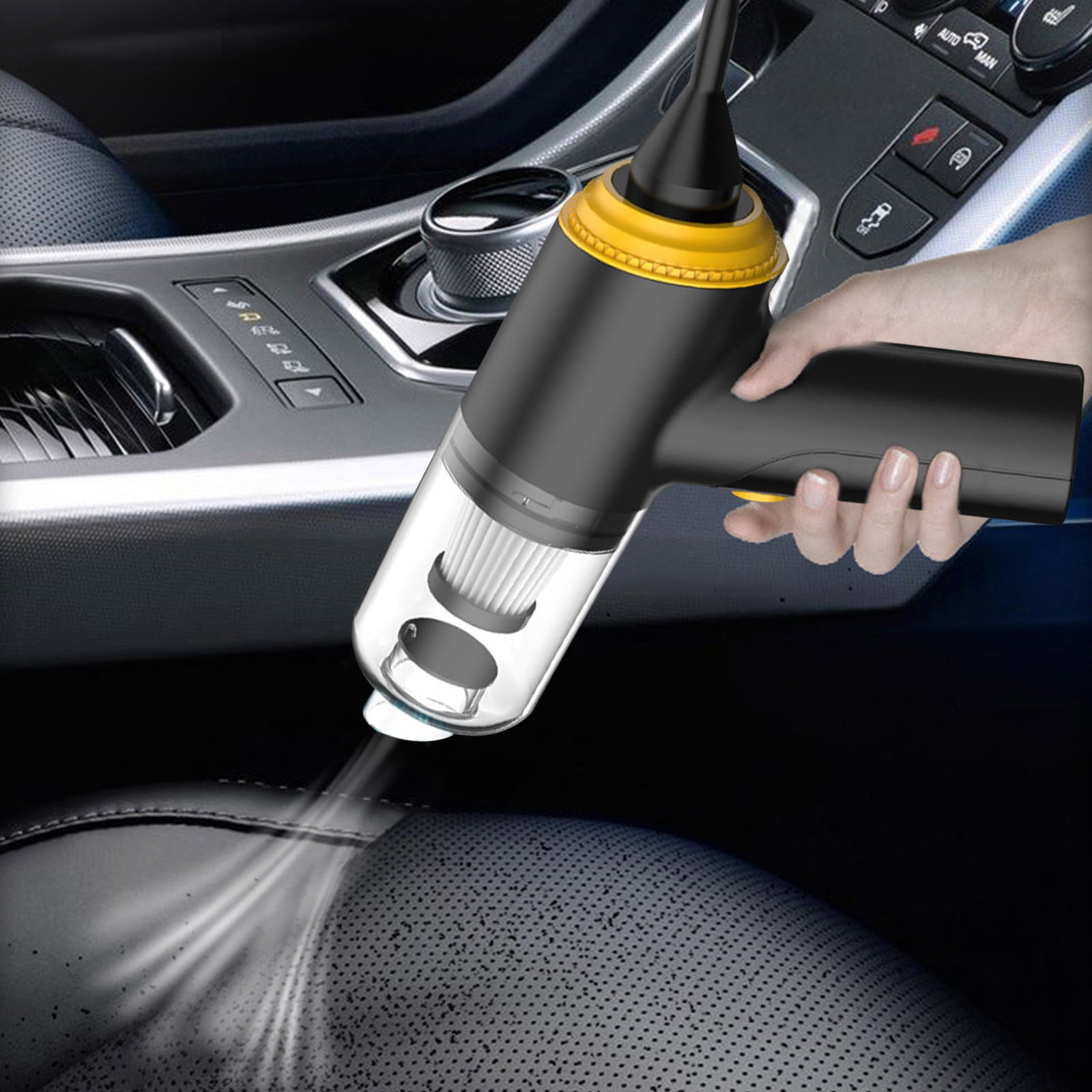 Cordless Car Vacuum With Powerful Suction, Mini Vacuum For Crevices