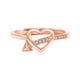 thumbnail image 1 of Anillos para mujer, regalos para mujer, moda, genial y misterioso, con circonitas cúbicas en forma de corazón, giros exteriores, maravilloso regalo, anillo hueco., 1 of 4