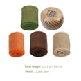thumbnail image 2 of CIMAXIC Wedding 1Set Plain Color Ribbons Gift Wrapping Ribbons for Wedding Festival with Hemp Ropes,118.11"X2.36"X0.04", 2 of 4