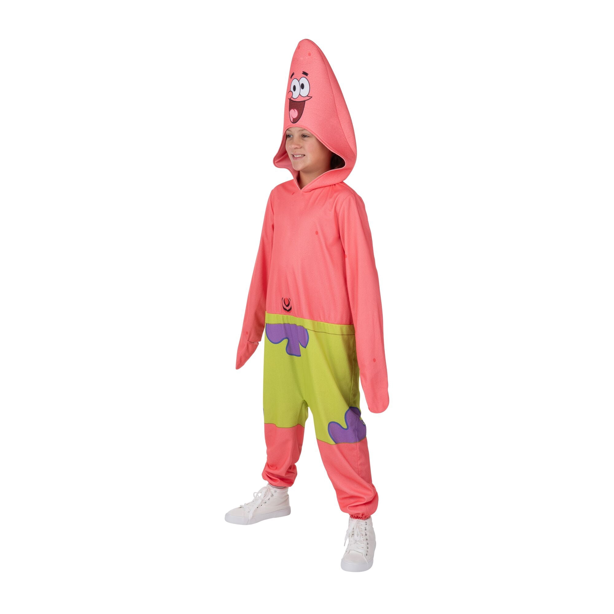 Nickelodeon Patrick Halloween Costume for Children, Boy's Size S (6/7), by Jazwares