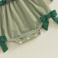 thumbnail image 6 of Cjfdfy Newborn Baby Girl Game Day Fall Outfit Animal Football Season Stripe Long Sleeve Ruffled Bow Collar Romper Infant Cute My First Football Season Fall Winter Clothes 0-18M, 6 of 9