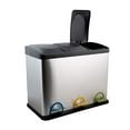 thumbnail image 5 of Organize It All Stainless Steel Recycling Bin  4903, 5 of 5