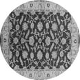 thumbnail image 1 of Ahgly Company Indoor Round Oriental Gray Traditional Area Rugs, 3' Round, 1 of 4