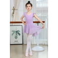 thumbnail image 4 of Yuyuekeji Girls Dance Ballet Leotards,Kids Ruffle Sleeve Tutu Girls Skirted Dresses 4-11 Years, 4 of 7
