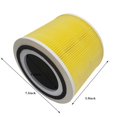 thumbnail image 2 of Air Purifier Replacement Filter True HEPA And Activated Filters Compatible With Compact Portable Air Purifiers Lasts For 180 Days Or 6 Months Equivalent To 4320 Hour/ Filter A, 2 of 3