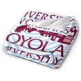 thumbnail image 2 of Loyola University New Orleans Logo Fleece Blanket, Very Soft Microfiber Flannel Blanket for Couch Warm and Cozy for All Seasons, 2 of 6