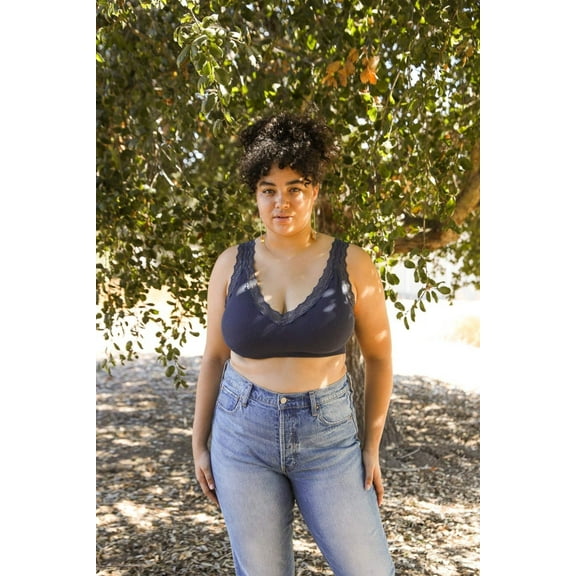 Lace Trim Padded Bralette