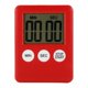 thumbnail image 5 of sweethay Temporizador de cocina, LCD grande, Digital, multicolor, temporizadores de cocina, resistencia al desgaste, alta precisión, accesorios Rojo 2Conjunto, 5 of 6