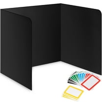 Storage Standard Student Desk Dividers Classroom Privacy Desktop Partition 22 Pack Black