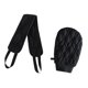 thumbnail image 5 of 2 piezas de guantes de lavado de bordes de 2 piezas Accesorios de baño reutilizables Mitts de ducha de baño toallas exfoliantes para el gimnasio del negro, 5 of 9