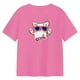 thumbnail image 1 of Camiseta con estampado de gato de dibujos animados para mujer, camiseta con cuello redondo para senderismo, desplazamientos y acampadas S Yuyangstore Camiseta para mujer, 1 of 8