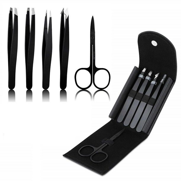 Professional Stainless Steel Tweezers with Curved Scissors, Best