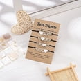 thumbnail image 3 of 2/3/4Pcs Best Friend Bracelets Friendship Bff Matching Distance Heart Bracelet, 3 of 7