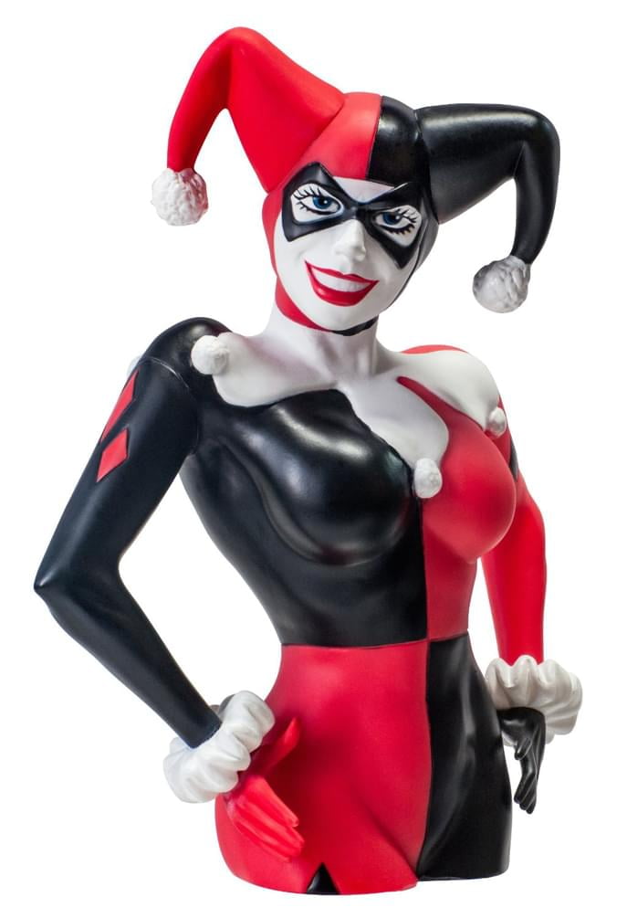 Details about   BUST BANCK HARLEY QUINN DC COMICS MOLDED PLASTICREMOVABLE STOPPER BRAND-NEW 