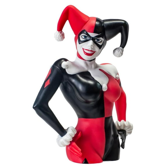 Batman DC Comics Harley Quinn Plastic Bust Bank
