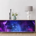 thumbnail image 2 of Idea4wall 4pcs Vast Starry Sky Galaxy Stick Wallpaper Removable Wall Murals Large Wall Stickers for Home Decoration, 48"x96", 2 of 5