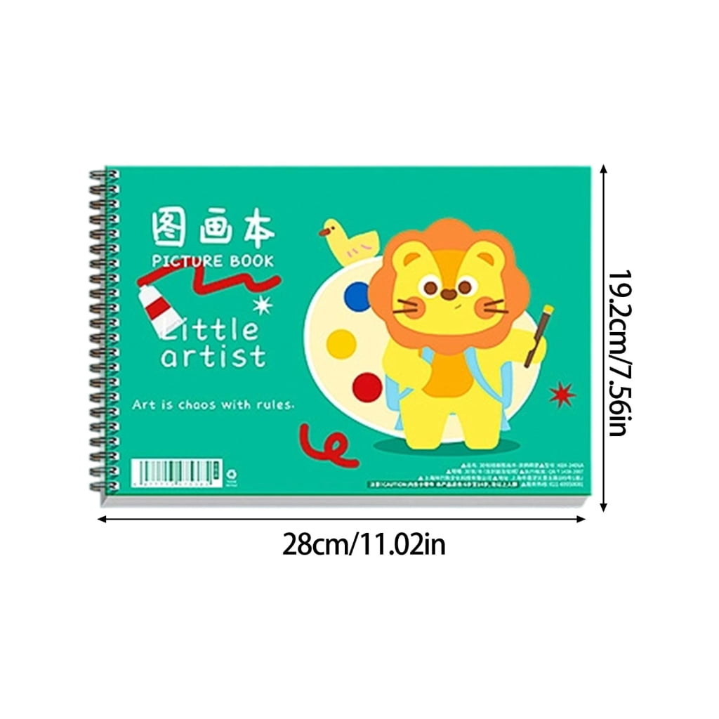 4pcs Blank Art Journals Sketchbook Drawing Pad For Outdoor Sketching Classroom Use 50 Sheets Each Book