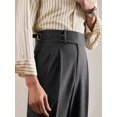 thumbnail image 2 of Vintage Men's Cotton Casual Pants Relaxed Fit Trousers  Dress Pants, 2 of 4