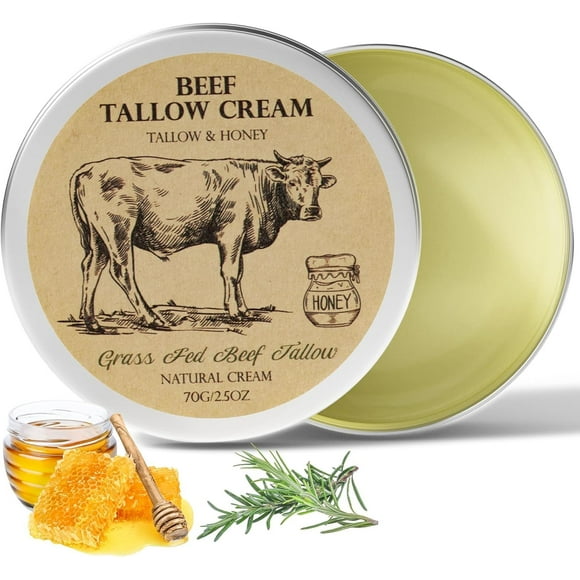 Bálsamo de sebo de res MROUVIK para piel con miel cruda 75 ml