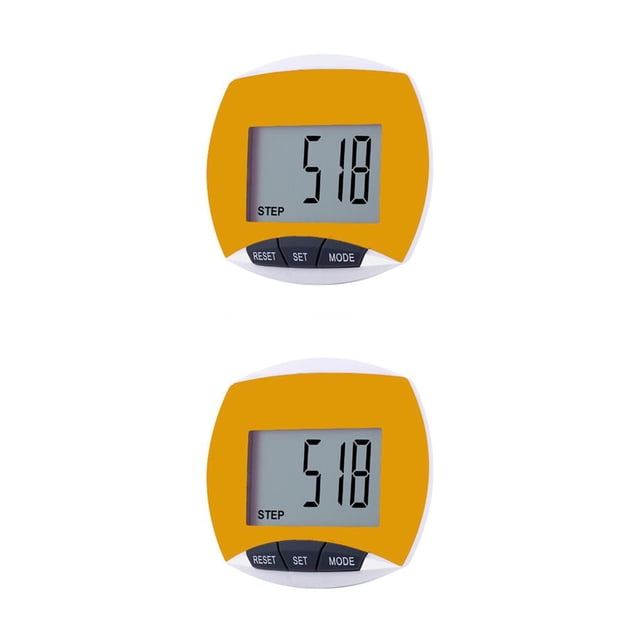 Wosthever Contador de pasos electrónico para caminar, contador de calorías multifuncional, podómetro Digital, equipos impermeables, senderismo Type3 NO3
