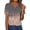 Gradient-Grey, variant on Womens Blouses Dressy Casual Tops Summer Short Sleeve V Neck Shirts Business Work Blouses