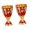 Red, variant on Ywmsfl Sturdy Metal High Foot Wine Glass Traditional Barwares Accessory Perfect For Parties Restaurants And