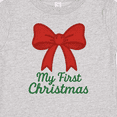thumbnail image 4 of Inktastic My First Christmas Red Bow Boys or Girls Baby T-Shirt, 4 of 5